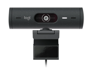 Logitech Brio 505 Webcam - Graphite, compatible with most video conferencing platforms and certified for use with Microsoft Teams, Google Meet, Zoom