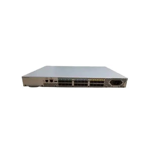 Brocade G610 24 port switch, 24 port activation, including 24 Brocade 32Gb/s shortwave multi-mode modules, port side exhaust BR-G610-24-32G-0