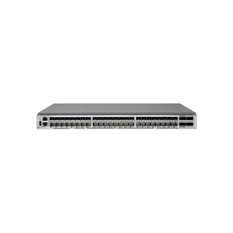 Brocade G620 64 port switch, 24 port activation, 24 Brocade 16Gb/s shortwave multi-mode modules, port side exhaus BR-G620-24-16G-R