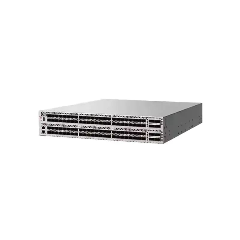Brocade G720 64 port switch, 56 port activation, including 56 Brocade 64Gb/s shortwave multi-mode modules, port side exhaust, BR-G720-56-64G-R