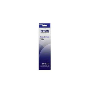 Epson C13S015337BA SIDM Black Ribbon Cartridge for LQ-590 24-Pin Dot Matrix Printer, Quantity: 1pc(s)