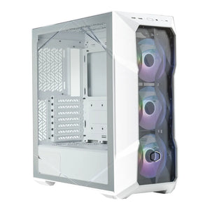 Cooler Master MasterBox TD500 Mesh V2, Midi Tower, PC CASE, White, ATX, micro ATX, SSI CEB, Mini-ITX, EATX, Mesh, Tempered glass, Plastic, Steel