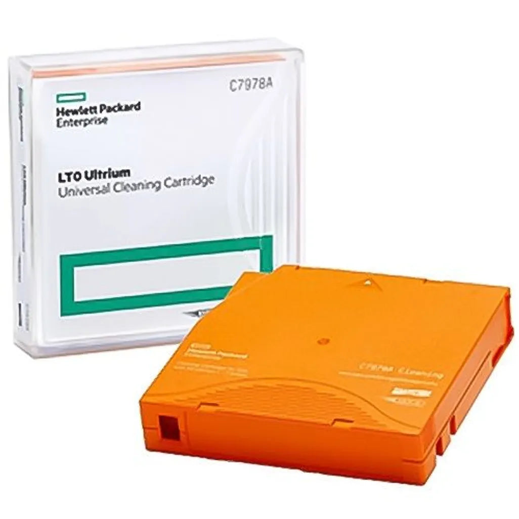 HP Ultrium Universal Cleaning Cartridge, 1 pc(s), Orange, Depth: 113 mm, Width: 110.2 mm, Height: 27.9 mm, Package weight: 230 g