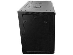 Linkbasic 12U 450mm Deep Fixed Wall-Mount Wall Box, Seamless Steel and Powder Coated Material, Supplied Flat-Packed, 635 x 600 x 450mm (H x W x D)