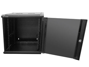 Linkbasic 12U 550mm Deep Swing Frame Wall Box, Cold Rolled Steel & Powder Coated, 635 x 600 x 550mm (H x W x D), Compatible with Cab-T300 & Cab-T275 - Let's Fibre Technologies 