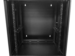 Linkbasic 12U 550mm Deep Swing Frame Wall Box, Cold Rolled Steel & Powder Coated, 635 x 600 x 550mm (H x W x D), Compatible with Cab-T300 & Cab-T275 - Let's Fibre Technologies 