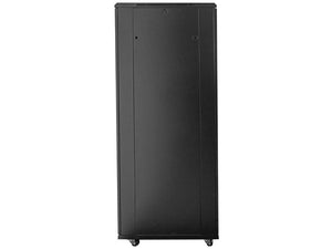 Linkbasic 42U 800mm Deep Cabinet 4 Fans & 3 Shelves, Cold Rolled Steel and Powder Coated, Free Standing, supplied flat-packed, 2000×600×800mm (H×W×D)