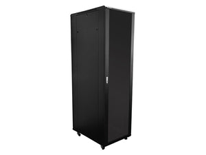 Linkbasic 42U 1000mm Deep Cabinet 4 Fans & 3 Shelves(included), Cold Rolled Steel & Powder Coated, 2000×600×1000mm(H×W×D), Free Standing(Castors/Feet)