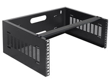 Load image into Gallery viewer, Linkbasic 4U Wall Mount Open Rack, Supplied Assembled, Material: Cold Rolled Steel, Powder Coated, Dimensions: 183 mm x 498 mm x 350 mm (H x W x D)
