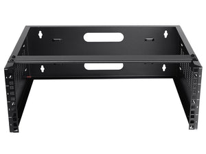 Linkbasic 4U Wall Mount Open Rack, Supplied Assembled, Material: Cold Rolled Steel, Powder Coated, Dimensions: 183 mm x 498 mm x 350 mm (H x W x D)