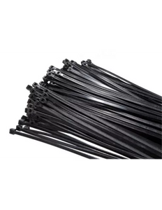 Cable Tie, Black 300×4.5mm, 100 Pack, Cabling and Cabinets, LAN Cable and Connectors, Cable Management Utilities, Supplied in 100 Pack, CT-300x45