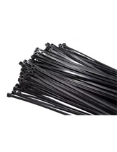 Load image into Gallery viewer, Cable Tie, Black 360x4.5mm, 100 Pack, Cabling and Cabinets, LAN Cable and Connectors, Cable Management Utilities, Supplied in 100 Pack, CT-360x45
