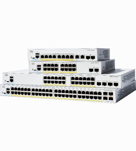 Catalyst C1200-24FP-4G 24Port PoE+ 4x1G SFP Switch, 24*10/100/1000 PoE+ ports with 375W power budget, 4x Gigabit SFP, Rack-mountable