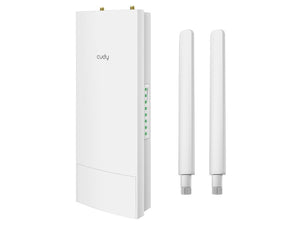 Cudy 4G LTE4 Dual Band 1200Mbps Outdoor WiFi 5 Router, IP65, dual band, integrated CAT4 LTE modem, 50Mbps uplink, 150Mbps downlink | LT500 Outdoor