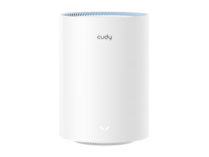 Cudy Dual Band AC 1200Mbps Fast Ethernet Mesh Router, Data Rate: 2.4GHz: 300Mbps; 5.8GHz: 867Mbps, Ethernet Ports: 2x 10/100 | M1200 (1-Pack)