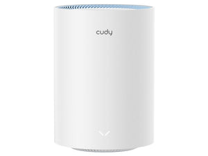 Cudy Dual Band AC 1200Mbps Fast Ethernet Mesh 3 Pack, featuring 2x 10/100 Ethernet Ports (Per Mesh Point), integrated antennas, PSU | M1200 (3-Pack)