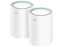 Load image into Gallery viewer, Cudy Dual Band AC 1200Mbps Gigabit Mesh 2 Pack, Ethernet Ports: 2x10/100/1000 (Per Mesh Point), 2x 4dBi Internal Antennas, 12V 1A PSU | M1300 (2-Pack)
