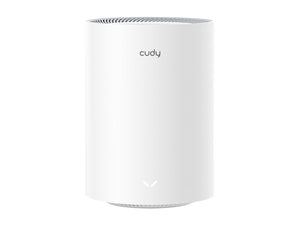 Cudy Dual Band WiFi 6 1800Mbps Gigabit Mesh Router - 2.4GHz at 574Mbps - 5.8GHz at 1201Mbps - 2x Gigabit Ethernet Ports - Indoor WiFi | M1800 (1-Pack)