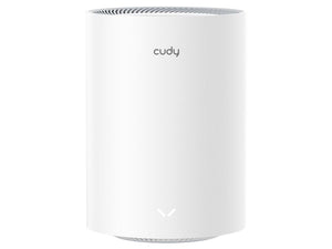 Cudy Dual Band WiFi 6 1800Mbps Gigabit Mesh 2 Pack, 802.11ax WiFi 6 mesh system, featuring 2xGbit Ethernet Ports, integrated antennas | M1800 (2-Pack)