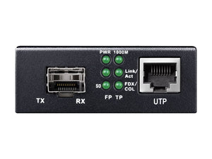 Cudy Gigabit Ethernet Media Converter, Fibre to EthernetConverter, with 1x10/100/1000 Ethernet Ports, 1x1.25Gbps SFP Ports, 5V 1A Power Supply | MC220