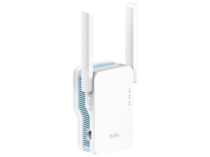 Cudy Dual Band AC 1200Mbps Fast Ethernet Range Extender, 802.11ac WiFi 5 extender, featuring 1xFast Ethernet Ports, 2x5dBi high gain antennas | RE1200