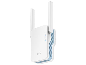 Cudy Dual Band AC 1200Mbps Fast Ethernet Range Extender, 802.11ac WiFi 5 extender, featuring 1xFast Ethernet Ports, 2x5dBi high gain antennas | RE1200