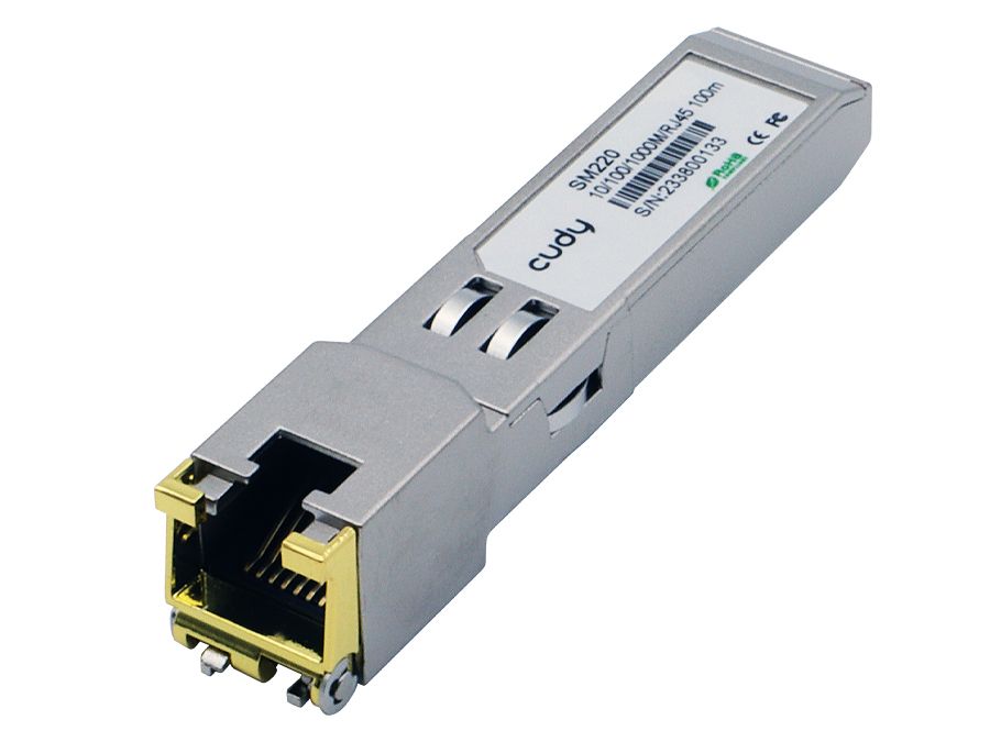 Cudy SFP to RJ45 Gigabit Ethernet Module, 1.25Gbps SFP+ to Gigabit RJ4 ...
