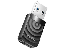 Load image into Gallery viewer, Cudy Dual Band AC 1300Mbps USB 3.0 Adapter, 802.11ac (WiFi 5) wireless USB adapter, featuring a compact design with an internal 2dbi antenna | WU1300S
