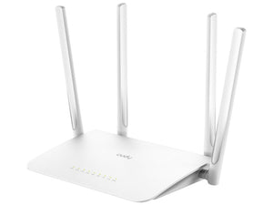 Cudy Dual Band AC 1200Mbps 5dBi Gigabit Mesh Router, 802.11ac WiFi 5 wireless router, featuring 5x 10/100/1000 GbE ports, 12V 1A Power Supply | WR1300