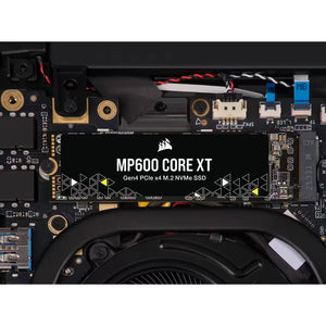 Corsair MP600 CORE XT 2TB NVMe PCIe M.2 SSD, Read speed 5000 MB/s, Write speed 4400 MB/s, Component for PC/Laptop