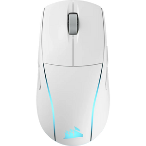 Corsair M75 Wireless Lightweight RGB Gaming Mouse; Slip stream + Bluetooth; White