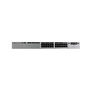 Catalyst 3850 Switch Stackable 24*10/100/1000 Ethernet ports, 350WAC power supply, 1RU, LAN Base feature set, WS-C3850-24T-L-S-E