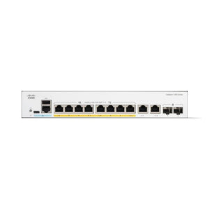 Cisco Catalyst 1300-8FP-2G Enterprise Managed Switch, 8 Port GE, Full PoE, 2x1GE Combo, Limited Lifetime Protection (C1300-8FP-2G)