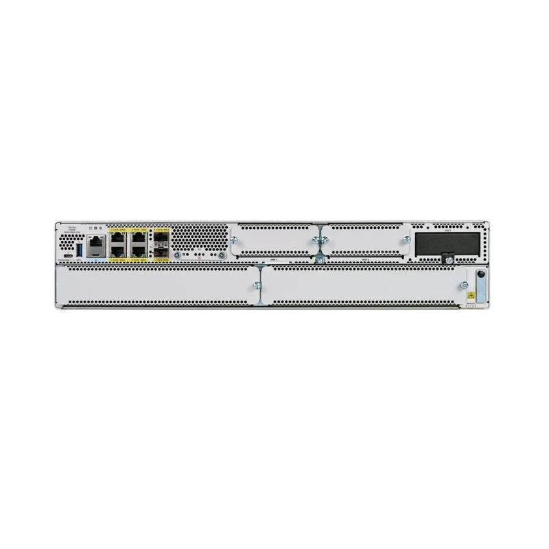 Cisco Catalyst Edge Platforms Router 1RU w/ 10G WAN (1 SM slot, 1 NIM slot, 2*10Gig Ethernet, 4*1Gig Ethernet ports), C8300-1N1S-4T2X