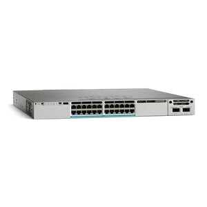 Catalyst 3850 Switch Stackable 24*10/100/1000 Ethernet ports, 350WAC power supply, 1RU, LAN Base feature set, WS-C3850-24T-L-S-E