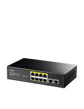 Load image into Gallery viewer, Cudy 10 Port Gigabit 8 PoE 100W PoE switch, 8 × Gigabit Poe Ports with 802.3at/af Mode A PoE, 2 × Uplink Gigabit Ethernet, 120W Power Supply | GS1010P
