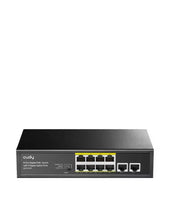 Load image into Gallery viewer, Cudy 10 Port Gigabit 8 PoE 100W PoE switch, 8 × Gigabit Poe Ports with 802.3at/af Mode A PoE, 2 × Uplink Gigabit Ethernet, 120W Power Supply | GS1010P
