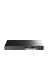 Load image into Gallery viewer, Cudy 16-port Layer 2 Managed Gigabit PoE Switch with 18 Ports 10/100/1000M PoE Switch, 1-16 Port support POE(802.3at/af) | GS2018PS2 - 200W
