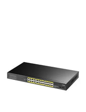 Load image into Gallery viewer, Cudy 24 Port Gigabit PoE 290W 2SFP Switch, 16 × Gigabit PoE Ports with 802.3at/af Mode A PoE, 2 × Uplink GbE + 2 × Uplink SFP, 200W PSU | GS1028PS2
