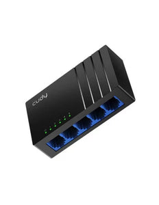 Cudy 5 Port Gigabit Desktop Switch, 5× 10/100/1000 Mbps Gigabit Ethernet Ports, Max 140 meter Gigabit Transmission, Desktop or Wall-Mount | GS105D