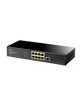 Load image into Gallery viewer, Cudy 8 Port Gigabit PoE 130W 2SFP Switch, 8× Gigabit PoE Ports with 802.3at/af Mode A PoE, 2× SFP, 130W Power Supply, L2 Managing Features | GS2008PS2
