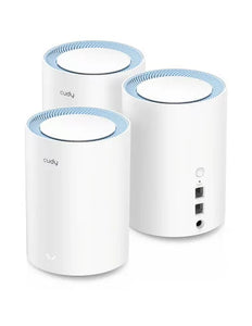 Cudy Dual Band 1200Mbps WiFi 5 Fast Ethernet Mesh 3 Pack, Dual-Band WiFi 5,-Stream Dual-Band WiFi 5, 2× Fast Ethernet Ports, MU-MIMO | M1200 (3-Pack)