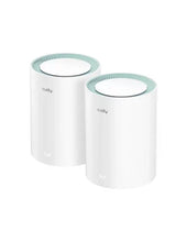 Load image into Gallery viewer, Cudy Dual Band 1200Mbps WiFi 5 Gigabit Mesh 2 Pack, Dual-Band Wi-Fi 5, 867 Mbps + 300 Mbps Wi-Fi, 2× Gigabit Ethernet Ports, MU-MIMO | M1300 (2-Pack)
