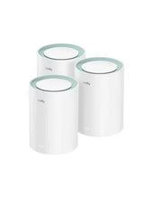 Load image into Gallery viewer, Cudy Dual Band 1200Mbps WiFi 5 Gigabit Mesh 3 Pack, Dual-Band Wi-Fi 5, 867 Mbps + 300 Mbps Wi-Fi, 2× Gigabit Ethernet Ports, MU-MIMO | M1300 (3-Pack)
