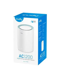 Cudy Dual Band 1200Mbps WiFi 5 Gigabit Mesh Router, Dual-Band WiFi 5, 867 Mbps + 300 Mbps WiFi, 2 × Gigabit Ethernet Ports, MU-MIMO | M1300 (1-Pack)