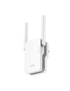 Cudy Dual Band 1800Mbps WiFi 6 Mesh Range Extender, 1× Gigabit Ethernet Port, 40 Connected Devices, Cudy Mesh Satellite, Multi-Band Backhaul | RE1800