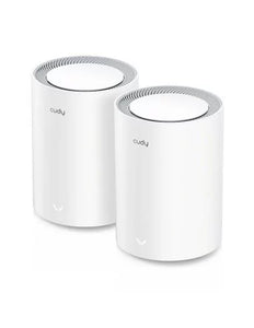 Cudy Dual Band 3000Mbps WiFi 6 Multi-Gigabit Mesh 2-Pack, Dual-Band Wi-Fi 6, 2402 Mbps + 574 Mbps Wi-Fi, 200 Connected Devices | M3000 (2-Pack)