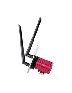 Cudy Wi-Fi 6E Bluetooth PCI-E adapter, Intel AX21, Tri-Band WiFi 6E, 2.4Gbps + 2.4Gbps + 574Mbps WiFi, BT 5.3, Works on Windows 10/11 64-Bit | WE3000S