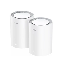 Load image into Gallery viewer, Cudy Dual Band Wi-Fi 7 Multi-Gigabit Mesh 2-Pack, 2882Mbps at 5GHz + 688Mbps at 2.4GHz, 3 x 10/100/1000Mbps Ports, Internal antennas | M3600
