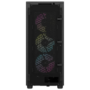 Corsair 2000D RGB ICUE Airflow Tempered Glass ITX-Tower, PC CASE, Black, AF Slim fans/SF PSU only, 2.5" HDD, Width 200 mm, Depth 271 mm, Height 458 mm